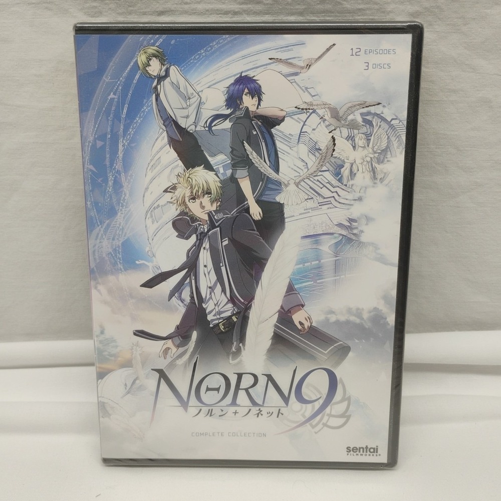 Norn9 Norn + Nonette DVD Complete Collection New Sealed Anime Sentai 12 Episodes
